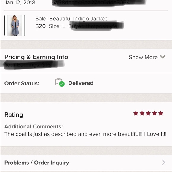 Final Price!🎉Host Pick🎉🎉Beautiful Indigo Jacket - Picture 8 of 8